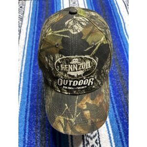 Y2K Pennzoil Outdoor Camo Hat For Small Engines Strapback Cap